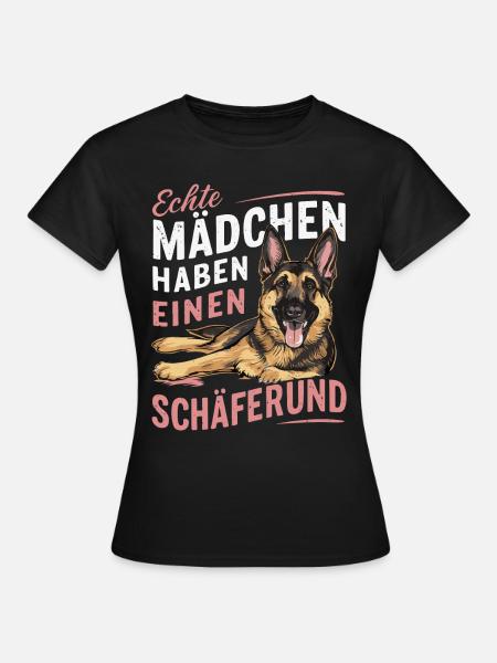 Deutscher Schäferhund Hund Malinois Hunde - Frauen T-Shirt - Schwarz