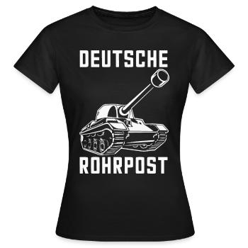 Tanks Main Battle Tanks Tank Tanks Tank Drivers - Women's T-Shirt - black - Front - AI Model Female 172 dark (172cm)