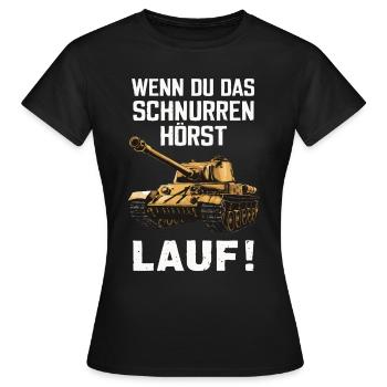 Tanks Main Battle Tanks Tank Tanks Tank Drivers - Women's T-Shirt - black - Front - AI Model Female 172 dark (172cm)