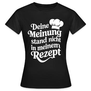 Chef Chef - Women's T-Shirt - black - Front - AI Model Female 172 dark (172cm)