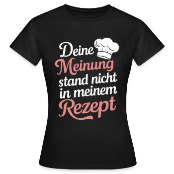 Chef Chef - Women's T-Shirt - black - Front - AI Model Female 172 dark (172cm)