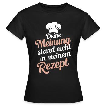 Chef Chef - Women's T-Shirt - black - Front - AI Model Female 172 dark (172cm)