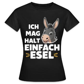 Donkey Donkey Mule Muli - Women's T-Shirt - black - Front - AI Model Female 172 dark (172cm)