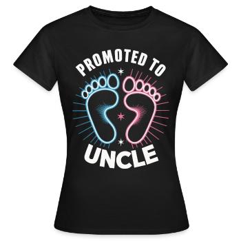 Oncle Fmilie Grand-oncle Oncle - T-shirt Femme - noir - Devant - AI Model Female 172 dark (172cm)