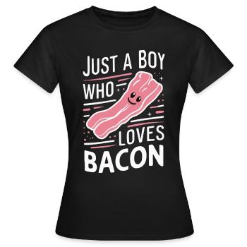 Bacon Breakfast Bacon - Women's T-Shirt - black - Front - AI Model Female 172 dark (172cm)