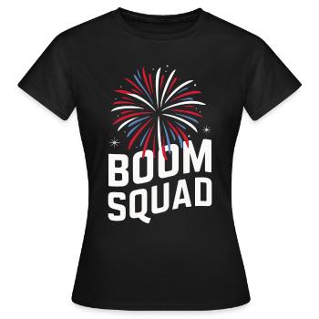 Pyrotechniker Feuerwerk Pyrotechnik - Frauen T-Shirt - Schwarz - Vorne - AI Model Female 172 dark (172cm)