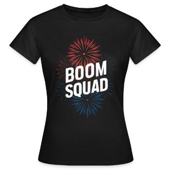 Pyrotechniker Feuerwerk Pyrotechnik - Frauen T-Shirt - Schwarz - Vorne - AI Model Female 172 dark (172cm)