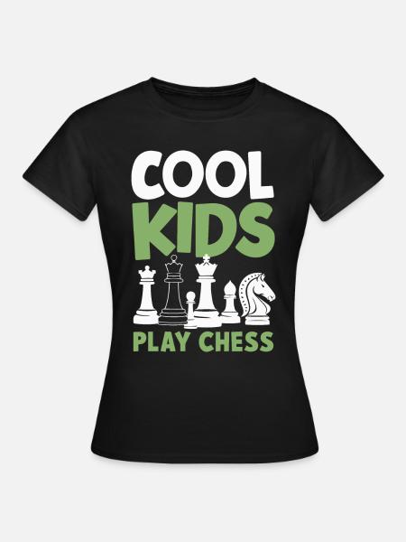 Schach Schachspieler - Frauen T-Shirt - Schwarz