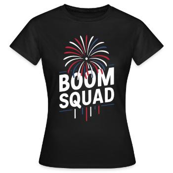 Pyrotechnie Feux d’artifice Pyrotechnie - T-shirt Femme - noir - Devant - AI Model Female 172 dark (172cm)