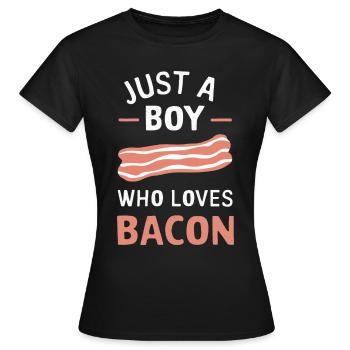 Bacon Breakfast Bacon - Women's T-Shirt - black - Front - AI Model Female 172 dark (172cm)
