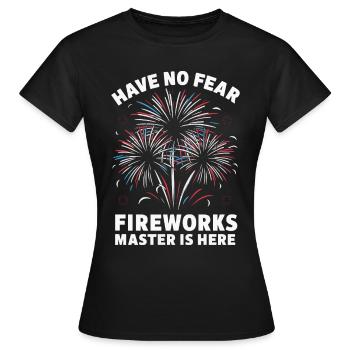 Pyrotechnie Feux d’artifice Pyrotechnie - T-shirt Femme - noir - Devant - AI Model Female 172 dark (172cm)