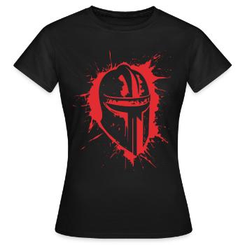 Kreuzritter Tempelritter Mittelalter - Frauen T-Shirt - Schwarz - Vorne - AI Model Female 172 dark (172cm)