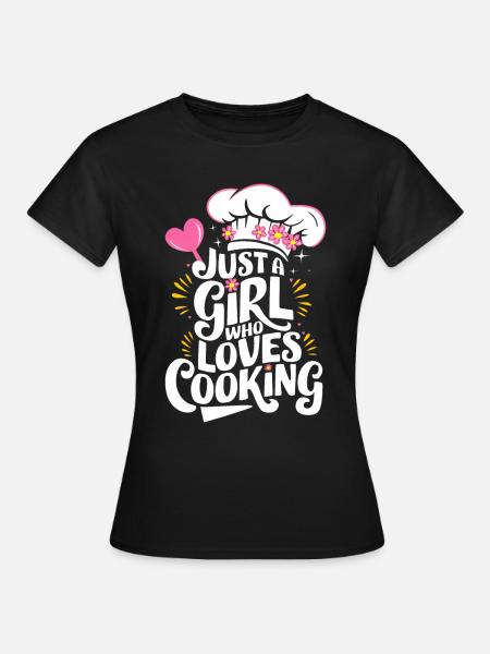 Koch Kochen Küchencheff Bäker - Frauen T-Shirt - Schwarz