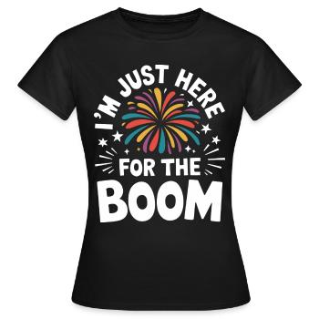 Pyrotechniker Feuerwerk Pyrotechnik - Frauen T-Shirt - Schwarz - Vorne - AI Model Female 172 dark (172cm)