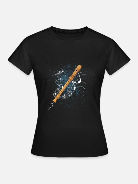 recorder - Women's T-Shirt - black
