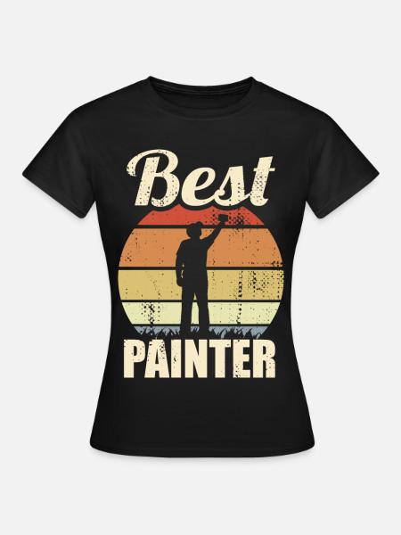 Bester Maler - Frauen T-Shirt - Schwarz