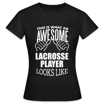 Lacrosse Lacrosse Lacrosse - T-shirt Femme - noir - Devant - AI Model Female 172 dark (172cm)