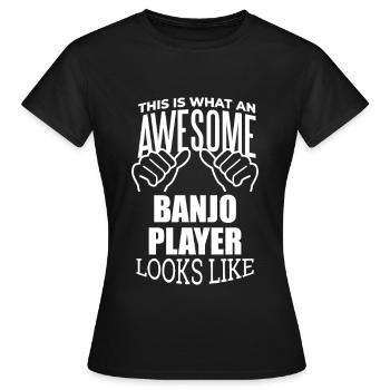 Banjo Banjo Banjo - Frauen T-Shirt - Schwarz - Vorne - AI Model Female 172 dark (172cm)