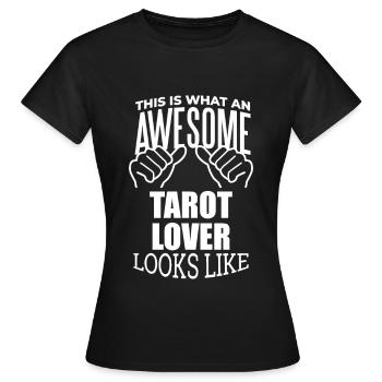 Tarot Tarot Tarot - Frauen T-Shirt - Schwarz - Vorne - AI Model Female 172 dark (172cm)