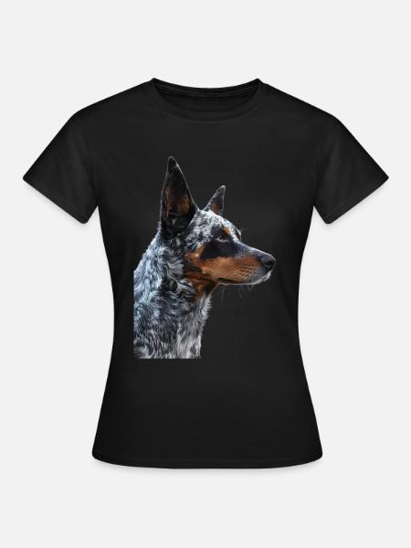 Australischer Treibhund - Frauen T-Shirt - Schwarz