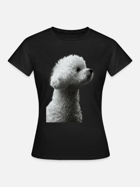 Bichon Frisé - Frauen T-Shirt - Schwarz