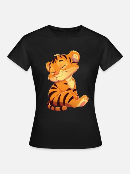 Tiger - Frauen T-Shirt - Schwarz