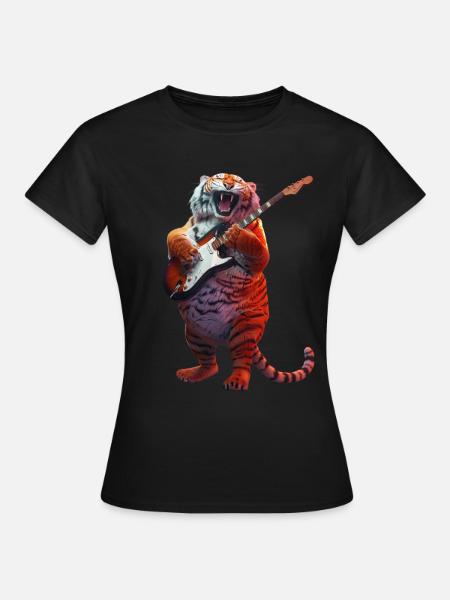 Tiger - Frauen T-Shirt - Schwarz