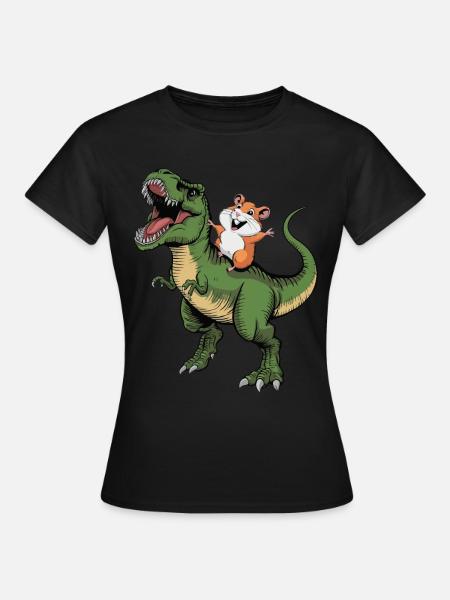Hamster - Frauen T-Shirt - Schwarz
