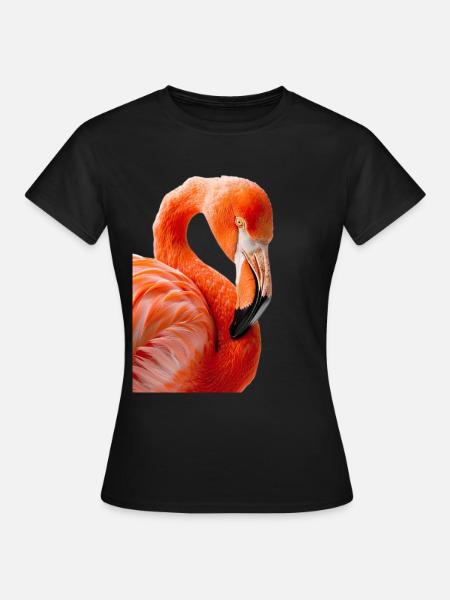 Flamingo - Frauen T-Shirt - Schwarz