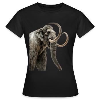 Mammouth - T-shirt Femme - noir - Devant - AI Model Female 172 dark (172cm)