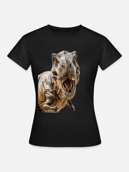 T-Rex - Frauen T-Shirt - Schwarz