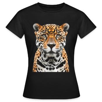 Jaguar - T-shirt Femme - noir - Devant - AI Model Female 172 dark (172cm)