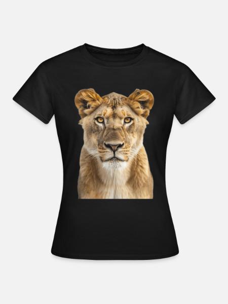 Löwe - Frauen T-Shirt - Schwarz