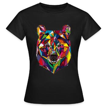 Tragen - Frauen T-Shirt - Schwarz - Vorne - AI Model Female 172 dark (172cm)