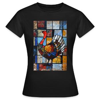 Turquie - T-shirt Femme - noir - Devant - AI Model Female 172 dark (172cm)