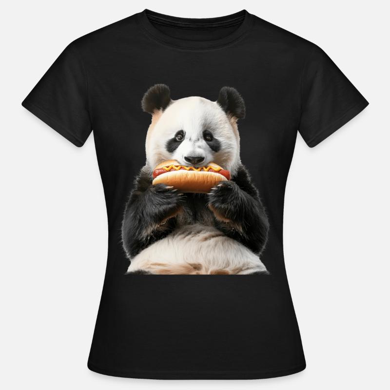 Panda - Women's T-Shirt - black