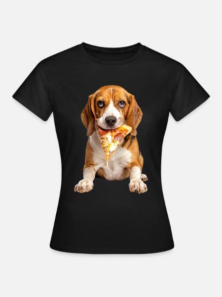 Beagle - Frauen T-Shirt - Schwarz