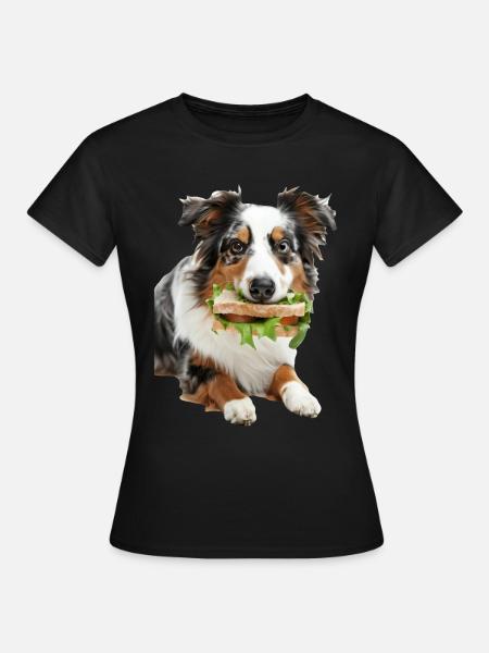 Australischer Schäferhund - Frauen T-Shirt - Schwarz