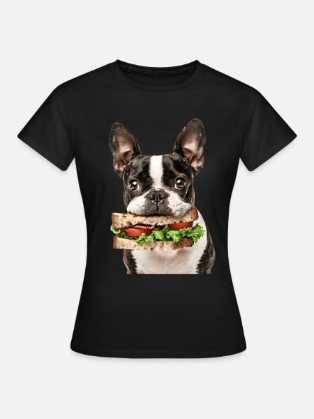 Boston Terrier - Frauen T-Shirt - Schwarz