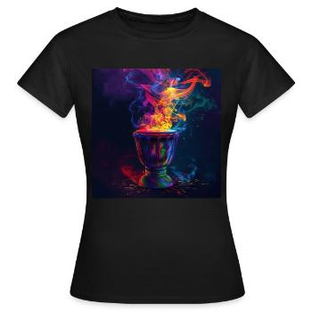 Percussion - Women's T-Shirt - black - Front - AI Model Female 172 dark (172cm)