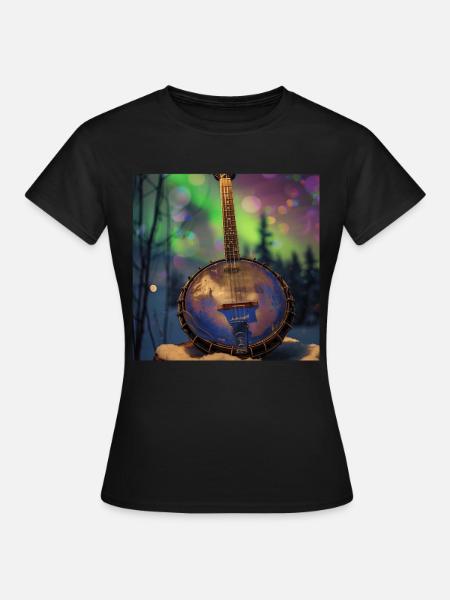 Banjo - Frauen T-Shirt - Schwarz