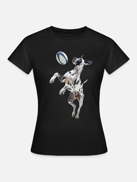Deutsche Dogge - Frauen T-Shirt - Schwarz