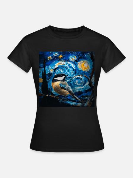 Meise - Frauen T-Shirt - Schwarz