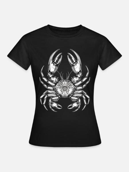 Krabbe - Frauen T-Shirt - Schwarz