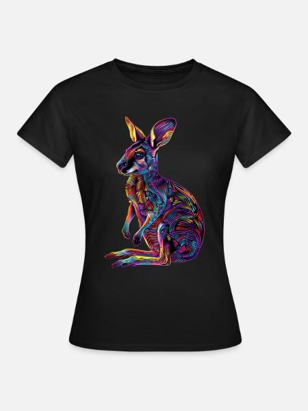 Wallaby - Frauen T-Shirt - Schwarz