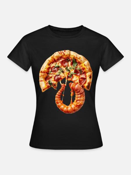 Wurm - Frauen T-Shirt - Schwarz
