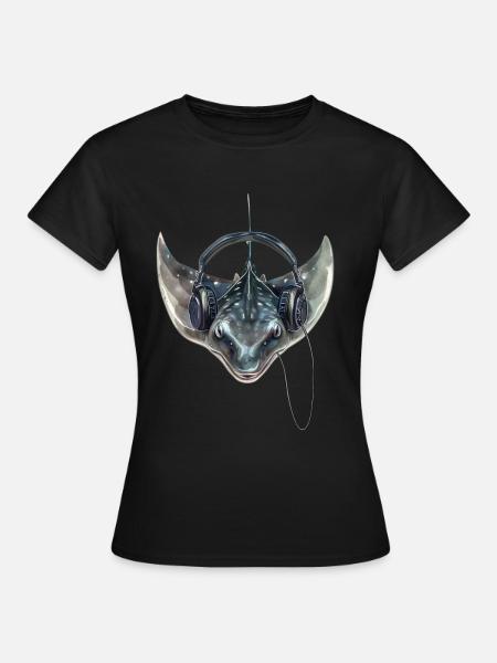 Stachelrochen - Frauen T-Shirt - Schwarz