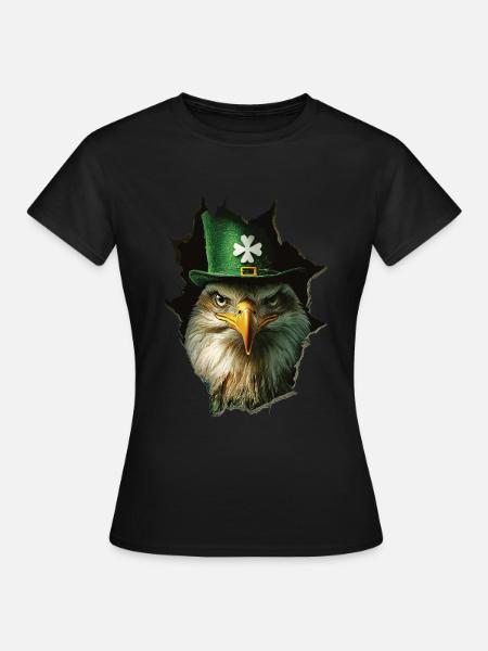 St. Patrick Adler - Frauen T-Shirt - Schwarz