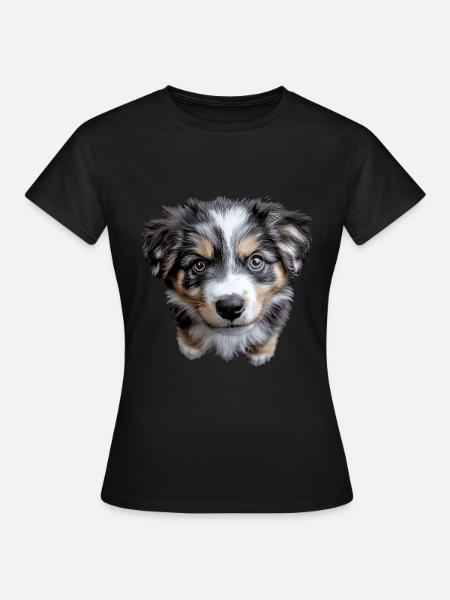 Australischer Schäferhund - Frauen T-Shirt - Schwarz