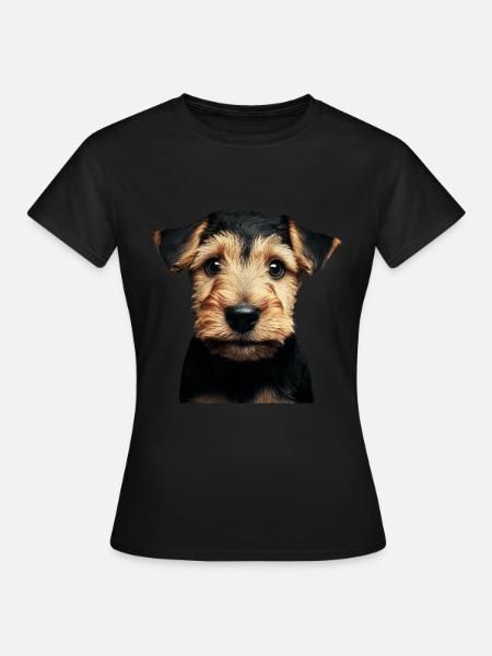 Airedale Terrier - Frauen T-Shirt - Schwarz